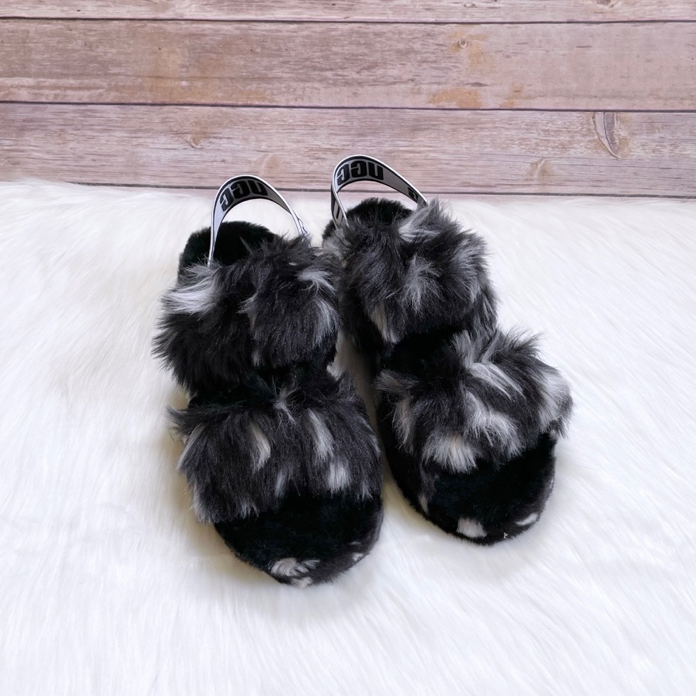 UGG Women’s Oh Yeah Spots Slide Slipper Sandals - Picture 3 of 7